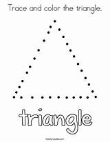 Triangle Coloring Pages sketch template