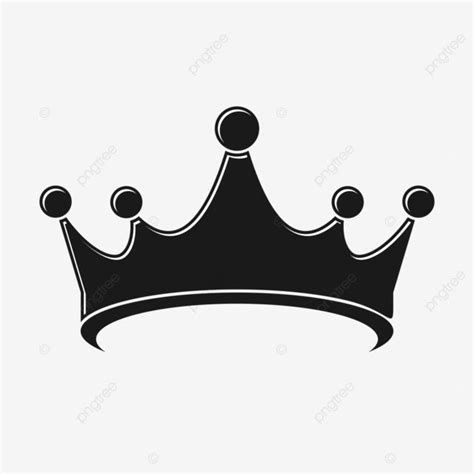 Black Crown Icon, Black, Crown, Icon PNG and Vector with Transparent ...