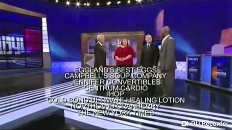 Jeopardy! Season 26 Cloning Credits October 9 2009 - YouTube