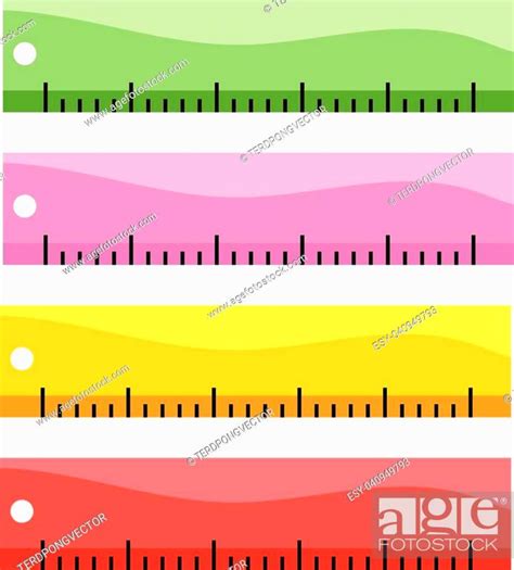 ruler vector collection design, stationary vector collection design ...