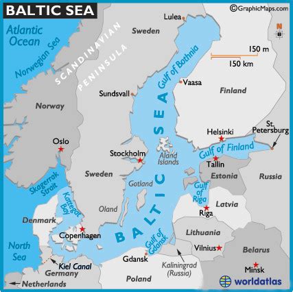 Canal Map Europe Map Of Baltic Sea Baltic Sea Map Location World Seas | secretmuseum