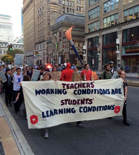 23 Best Signs From the Philadelphia Teachers' Protest