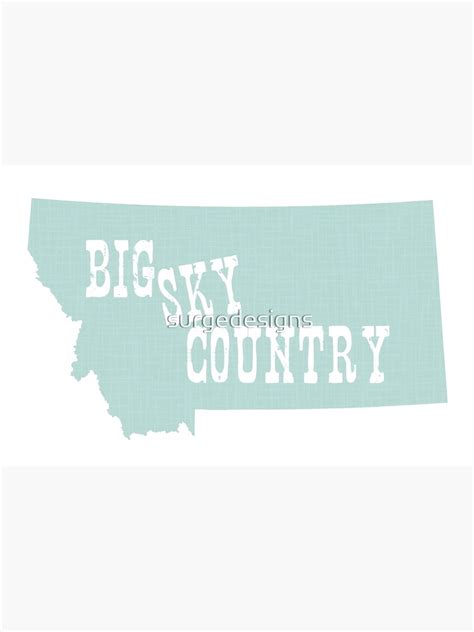 "Montana State Motto Slogan" Poster for Sale by surgedesigns | Redbubble