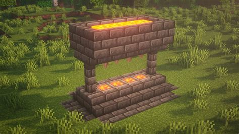 Minecraft: How To Build Easy Infinite Lava Farm & Decoration - YouTube