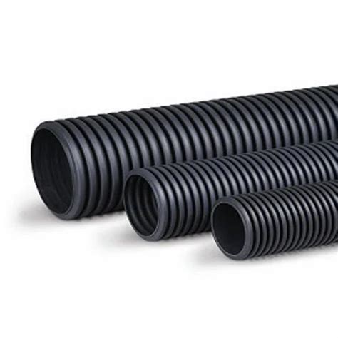 Black PVC Corrugated Flexible Hose Pipes, Size: 16 Mm To 50 Mm | ID: 20236895991