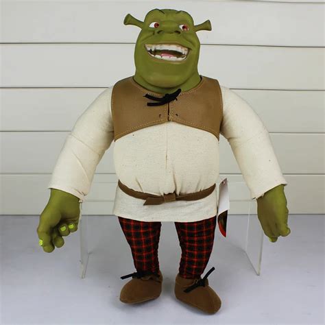 1Pcs Big Size 37cm Shrek 2 Plush Doll Toy Soft Stuffed Movies & TV Toys Children Great Gift Free ...