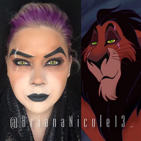 Scar inspired makeup. Disney makeup. Disney villain makeup. | Disney villains makeup, Disney ...