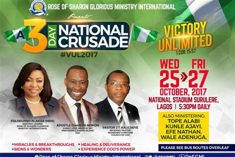 #VUL2017 – A 3-Day National Crusade | Rose of Sharon Glorious Ministry ...