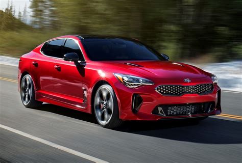 All-New 2018 Kia Stinger RWD Sport Sedan Debuts at Detroit Motor Show