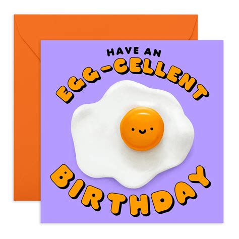 Buy Central 23 - Funny Birthday Card for Him - 'Have An Egg-Cellent ...