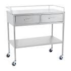 Stainless Steel Utility Table with One Drawers