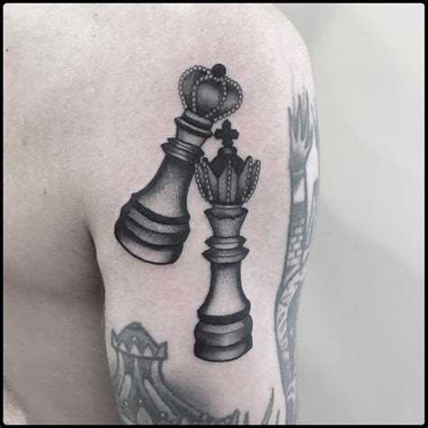 Aggregate more than 77 chess king and queen tattoo latest - in.cdgdbentre