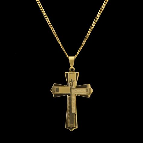 Fashion New 2017 INRI Jesus Christian Cross Pendant Necklace Chain for ...