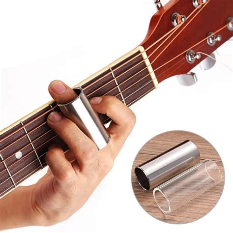 Aliexpress.com : Buy 2 Pcs Set 6CM Glass Stainless Steel Electric Guitar Sliders Slides for ...