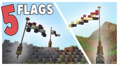 Medieval Flag Tutorial | 5 Minecraft Build Tricks