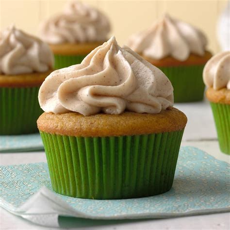 Pumpkin Spice Cupcakes with Cream Cheese Frosting Recipe | Taste of Home