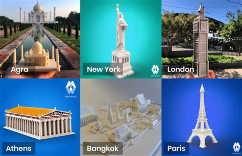 3d-printable-famous-landmarks-collage