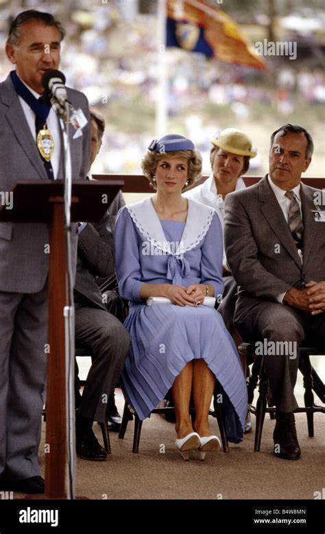 Princess Diana Prince Charles Overseas Visit Australia October 1985 ...