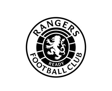 Glasgow Rangers Club Logo Symbol Black Scotland League Football ...