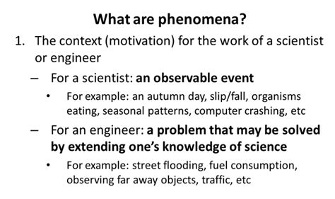 What Are Phenomena?