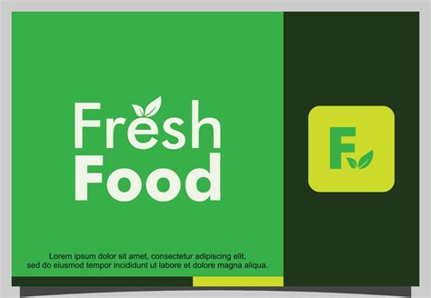 Fresh food logo design vector 11809426 Vector Art at Vecteezy