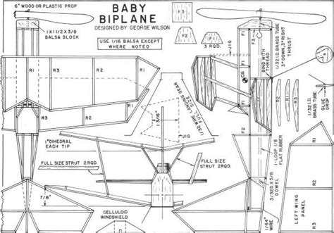 Baby Biplane Plans, October 1971 American Aircraft Modeler - Airplanes ...