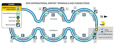 DFW Shuttle buses at the Dallas Fort Worth Airport