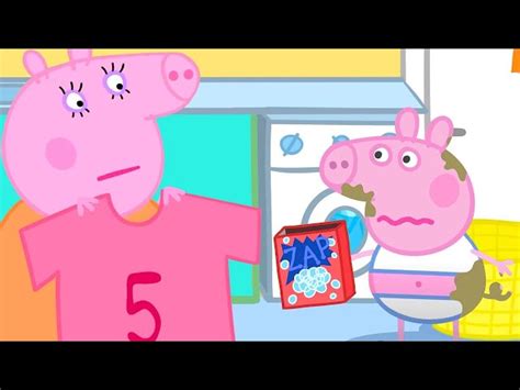 Peppa Pig Does The Washing | Kids TV And Stories - Videos For Kids