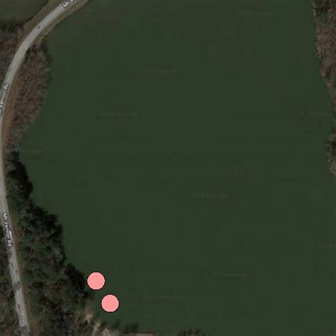 Sweetwater Creek State Park Fish Attractor Map by Georgia Department of Natural Resources ...