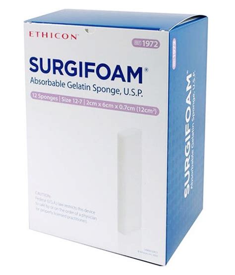 Johnson & Johnson Spongostan Absorbable Gelatin Sponge 24/box - Valuemed Professional Products