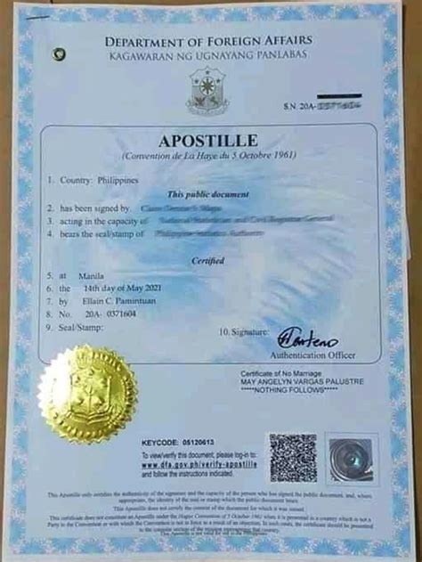 DFA Apostille Document Authentication : Step-by-Step Guide