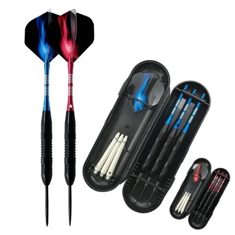 Dart Shafts And Popular Nice Pattern Darts Flights Dart Accessories For Soft And Steel Darts Red ...