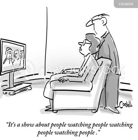 People Watching Cartoons and Comics - funny pictures from CartoonStock