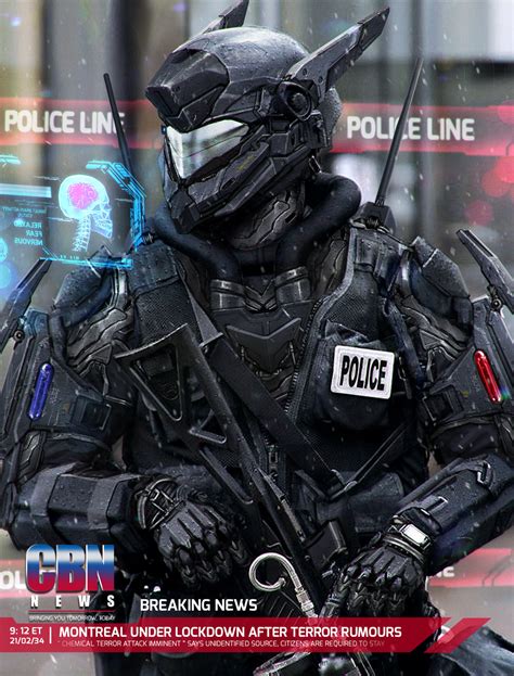 Futuristic Police Uniform