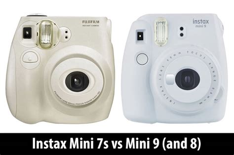 Instax Mini 7s vs Mini 9 (and 8) – The Main Differences