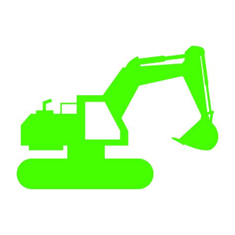 Excavator illustrated on background 4396693 Vector Art at Vecteezy