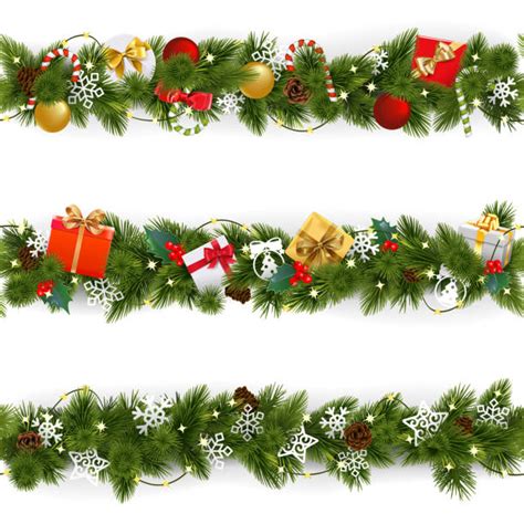 christmas garland border clip art 20 free Cliparts | Download images on Clipground 2024