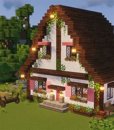 13 Aesthetic Minecraft Cottagecore House - Caca Doresde