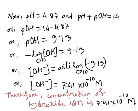 Hydroxide Ion