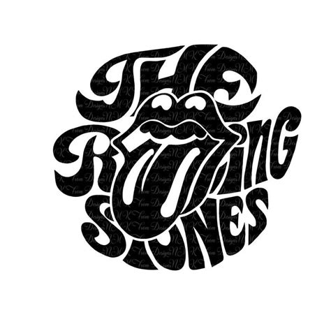 The Rolling Stones Tongue logo SvgEpsPdfDxf Png Ai | Etsy | Graphic design images, Graphic ...