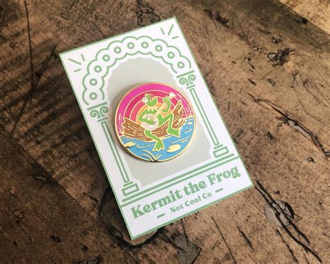 Rainbow Connection Kermit the Frog Enamel Pin - Etsy