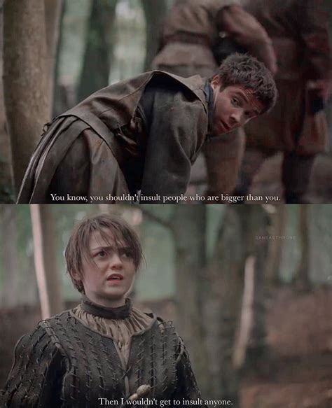 Meaningful Arya Stark Quotes - ShortQuotes.cc