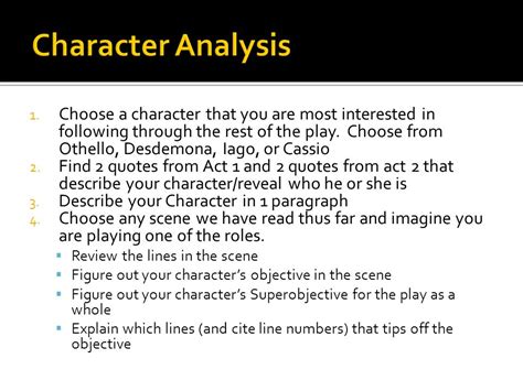 👍 Othello character traits. Character Analysis in Othello. 2019-01-14