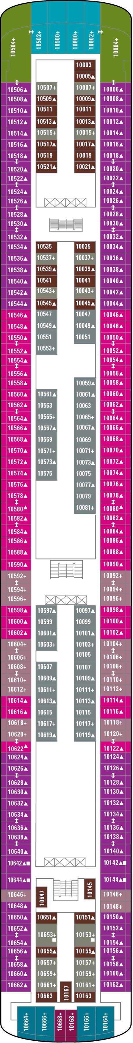 Deck 10 on the NCL Jewel | Norwegian pearl, Norwegian jewel, Norwegian ...