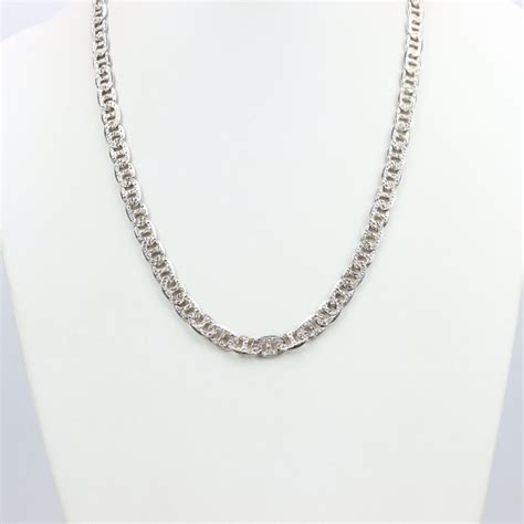 Sterling Silver Anchor Chain Necklace | Property Room