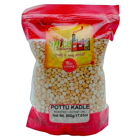 Buy Delhi 6 Pottu Kadle/ Roasted Chutney Dal 500gm from Online Indian ...