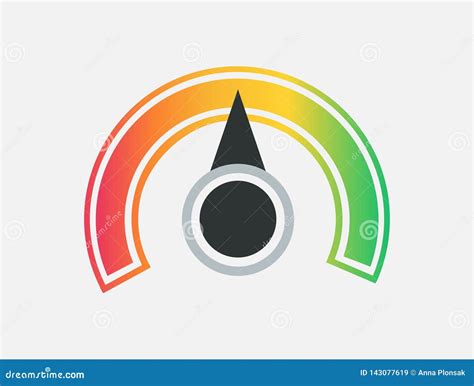 Scale. Gauge. Meter. Indicators with Different Indicators Stock ...