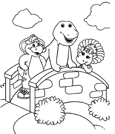 69 Barney and Friends Coloring Pages - ColoringPagesOnly.com