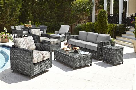 Grey Resin Wicker Patio Furniture • Fence Ideas Site