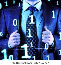 Binary Numbers Businessman AI-generated image 2377069797 | Shutterstock